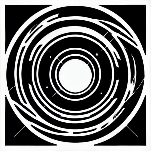 black and white sci fi earth themed svg vector art panel for cnc plasma, laser, stencil, unique planet design 