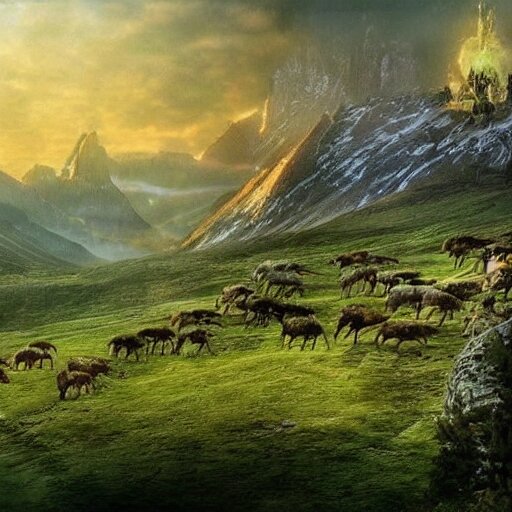 Best Lord of the rings beautiful landscape