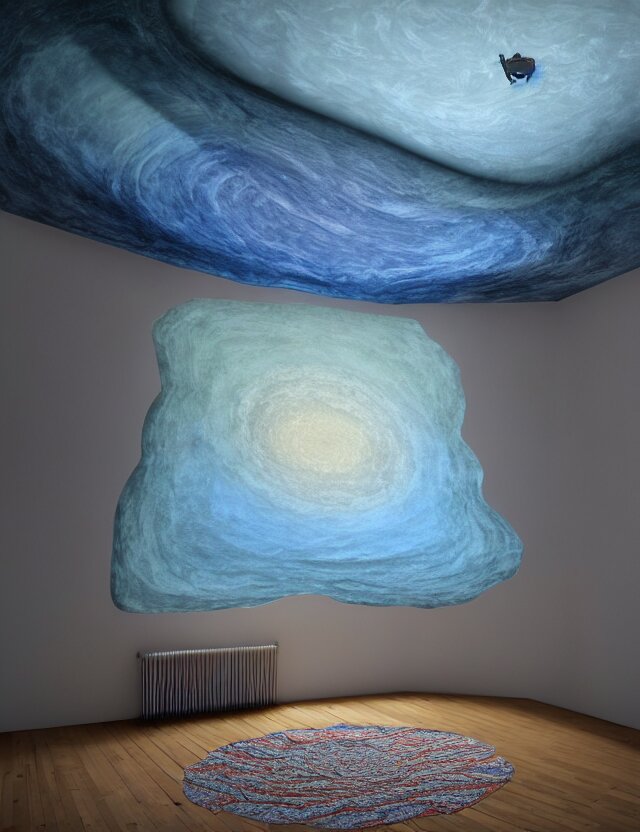 an ultra wide angle photo of a floating bed hovering above the floor in the middle of a giant tesselating bedroom with windows opening to other worlds by casey weldon and lee madgewick and m. c. escher, photorealistic, octane render, recursive!!!!, flowing, cascading, multiverse!!!!!!, labyrinthine 