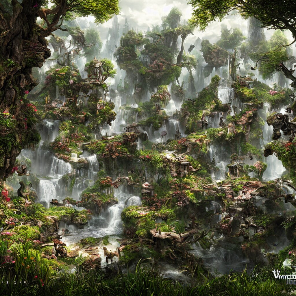 a wonderland, realistic, detailed, unreal engine, photorealistic,