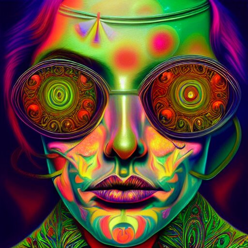 trippy art wallpaper hd