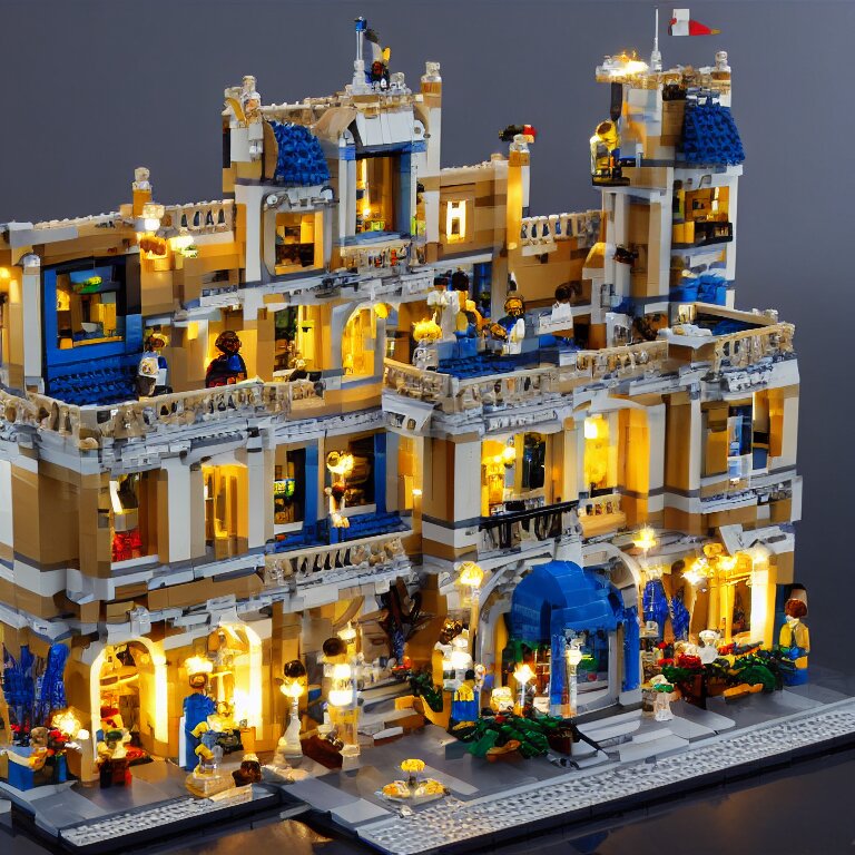 mara - a - lago lego set, product marketing, photorealistic, studio lighting, highly detailed 