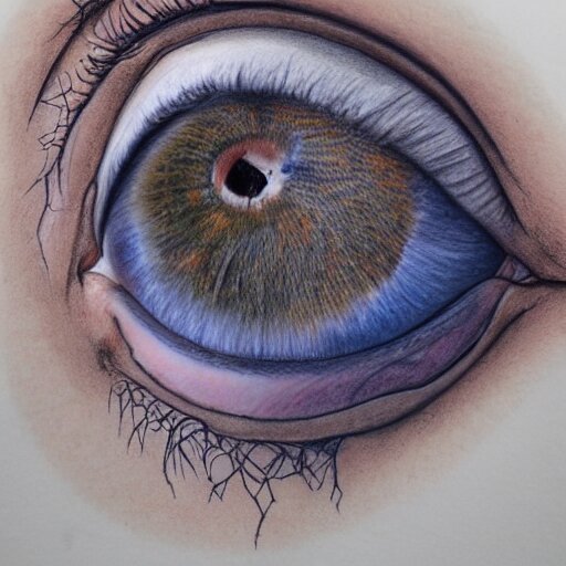  Colored pencil art on paper, highly detailed, artstation, PrismaColor