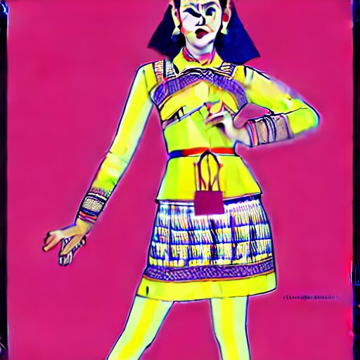 a beautiful cute girl wearing modern stylish costume in the style of Assamese bihu mekhela sador gamosa design, professional high quality commercial fashion design art by Martine Johanna