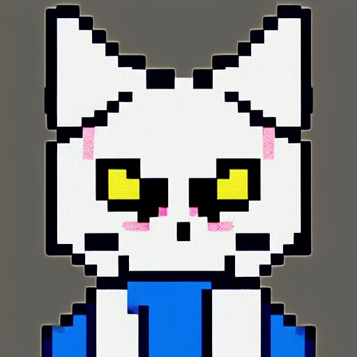 sans from undertale, pixel art, Stable Diffusion