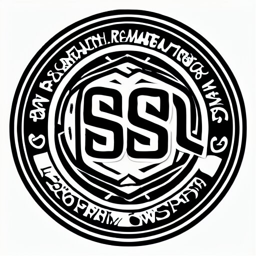 a sharpie drawing of a logo for company s. s. 