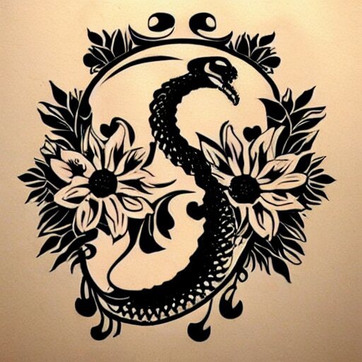 tattoo design, stencil, tattoo stencil, traditional, a