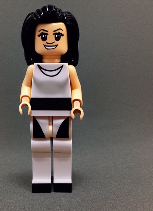 a kim kardashian lego figure. 