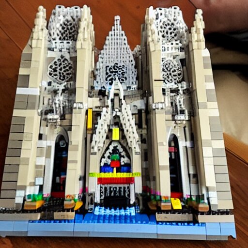 Notredame made with Lego