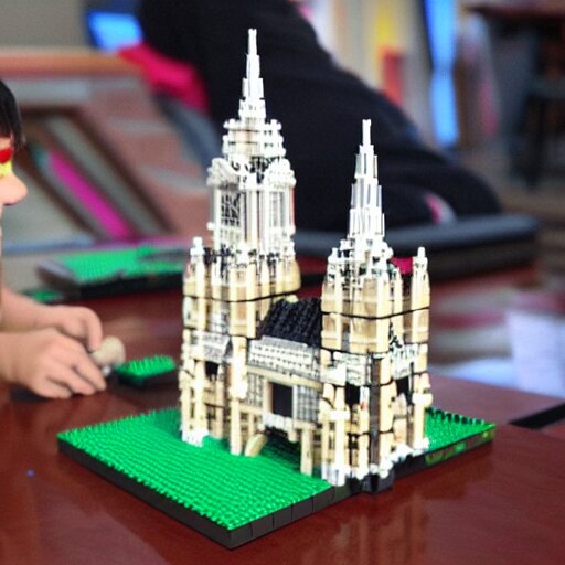 Notredame made with Lego