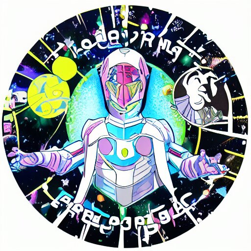 hologram sticker club galaxy rangers