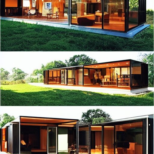 luxury! shipping container! house!!! designed by ludwig mies van der rohe! 