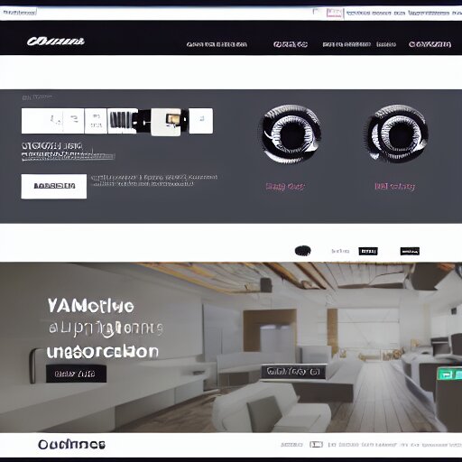 screenshot from a futuristic stylish ecommerce website 