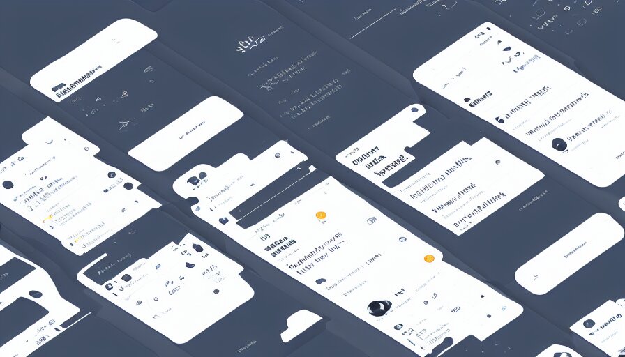 trend dribbble shot of mobile application, web 3. 0, ux, ui, white space, air, typography 