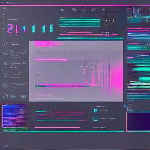 a computer UI designed by Ash Thorp.