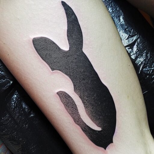 concept tattoo design, stencil, whale 