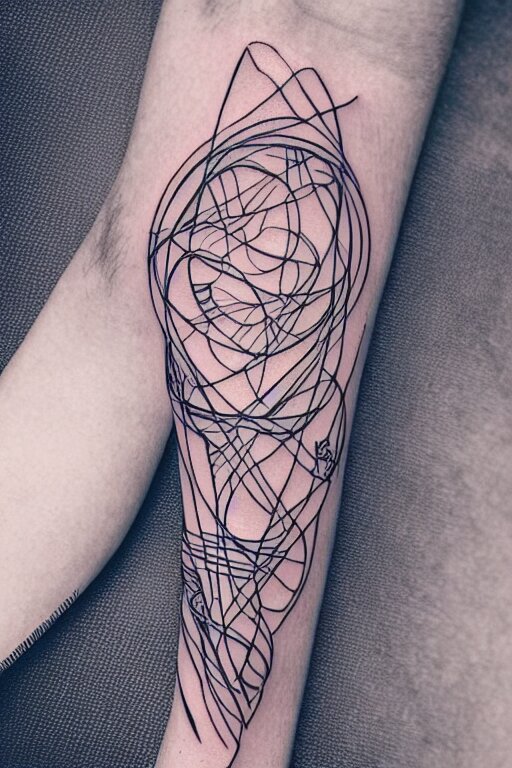 abstract tattoo