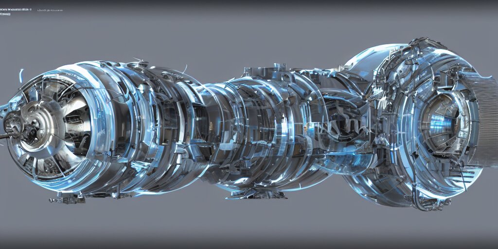 siemens futuristic gas turbine, masterpiece, blizzard pixar maya engine global illumination lighting artstation 