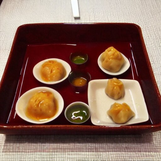 delicious dumplings with chili sauce made by hayao miyazaki!! 