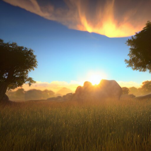 the setting sun, unreal engine 5 