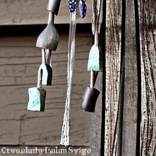 This is a sketch of a wind chime made from the pieces of a broken mug. It shows the mug handle as the top piece with strings attached to it, and the bottom pieces of the mug hanging down like little bells, iso 300, f-stop 1.5, Pentax