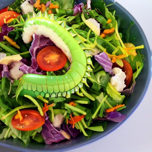 anime lizard tail salad