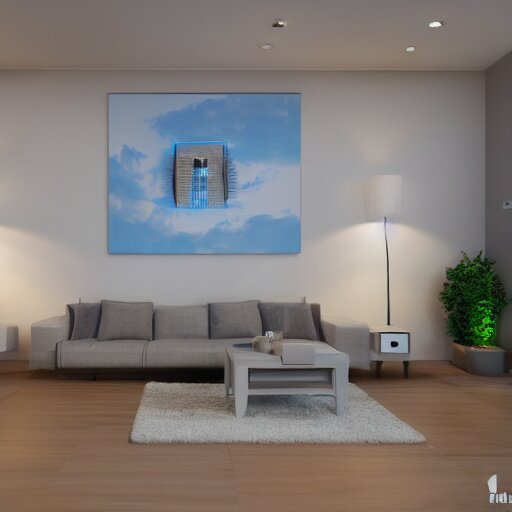 inside of a smart home realistic detailed photo 4 k 