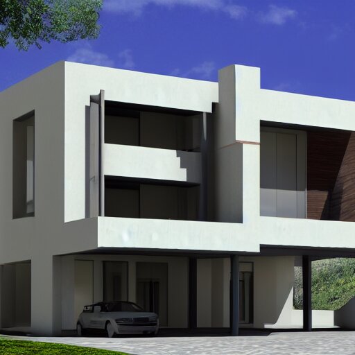 brutalist minimalist mansion exterior design high quality highly detailed 8 k 