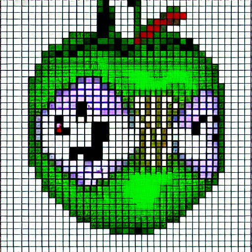 Apple Pixel , #Pixelart , 8BIT