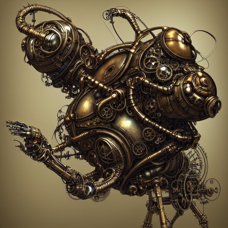 steampunk cybernetic biomechanical fly, 3 d model, unreal engine realistic render, 8 k, micro detail, intricate, elegant, highly detailed, centered, digital painting, artstation, smooth, sharp focus, illustration, artgerm, tomasz alen kopera, wlop 