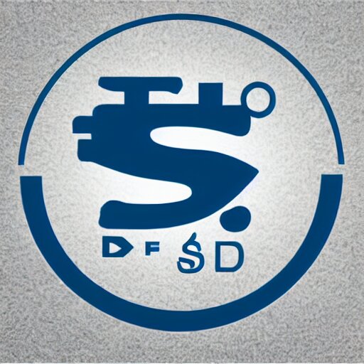 a logo for SD with two letters and also reading Stable Diffusion