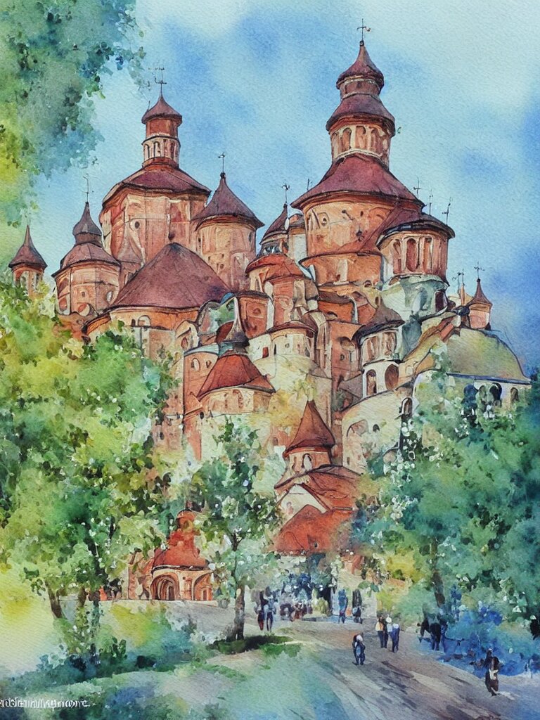 belarus that belarusians dream of very detailed beautifully fresh watercolor painting 