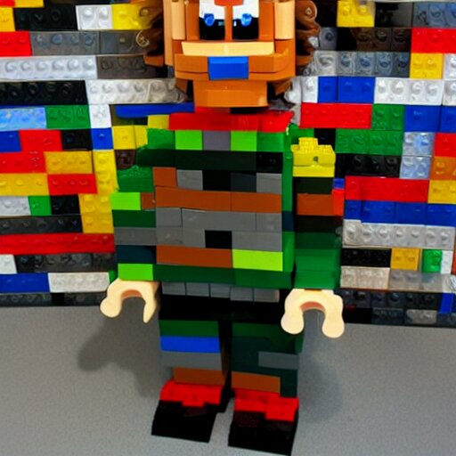 chuckie finster made of legos 