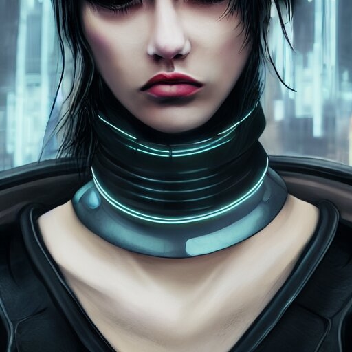 detailed realistic female character cyberpunk wearing thick steel collar around neck, realistic, art, beautiful, 4K, collar, choker, collar around neck, punk, artstation, detailed, female, woman, choker, cyberpunk, neon, punk, collar, choker, collar around neck, thick collar, choker around neck, wearing choker, wearing collar, face, beautiful,