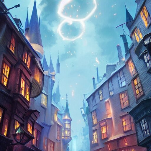 a wholesome animation key shot of harry potter classes, colorful, pixar and disney animation, sharp, very detailed, high resolution, key art by greg rutkowski, bloom, dramatic lighting 