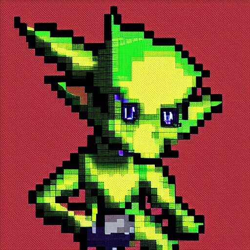 goblin, pixel art, detailed 