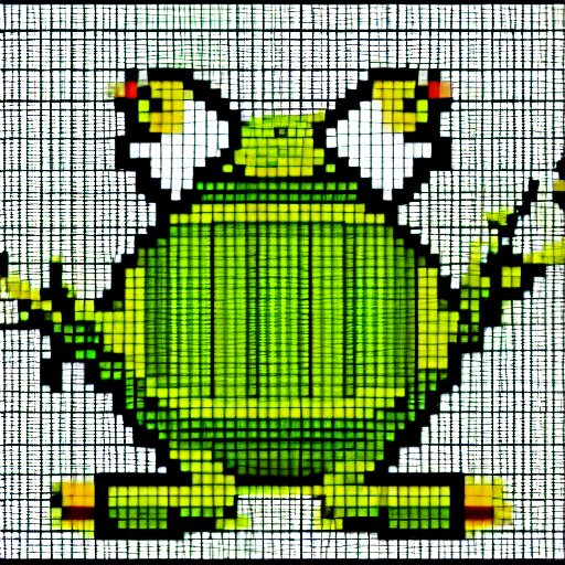 pixel art frog # pixelart 