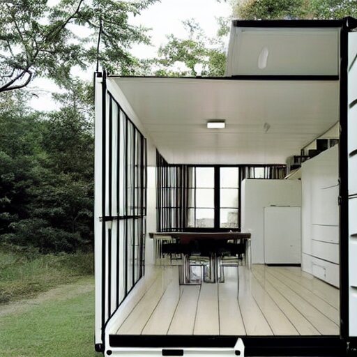 luxury! shipping container! house!!! designed by ludwig mies van der rohe! 