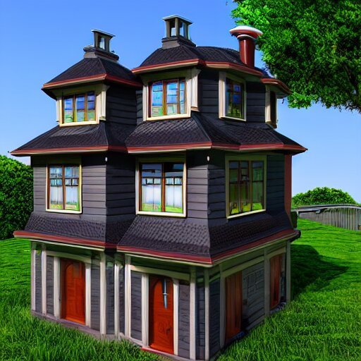 house extreamly photorealistic 