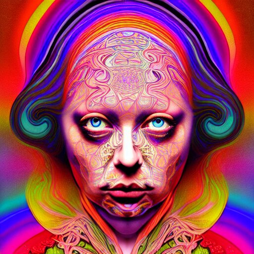 an extremely psychedelic portrait of madame blavatsky, surreal, lsd, face, detailed, intricate, elegant, lithe, highly detailed, digital painting, artstation, concept art, smooth, sharp focus, illustration 