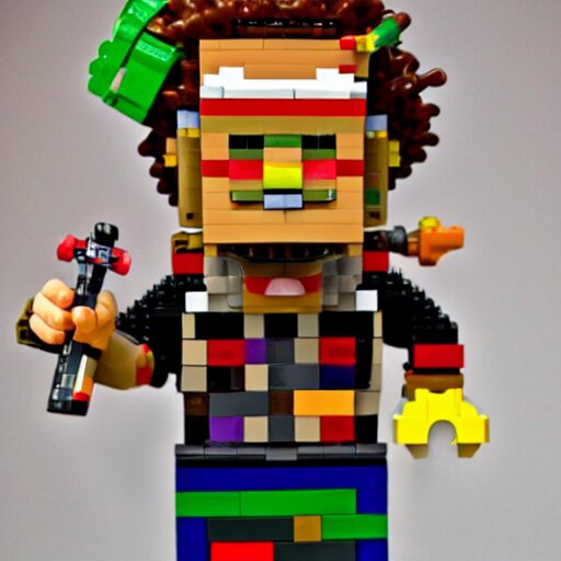 chuckie finster made of legos 