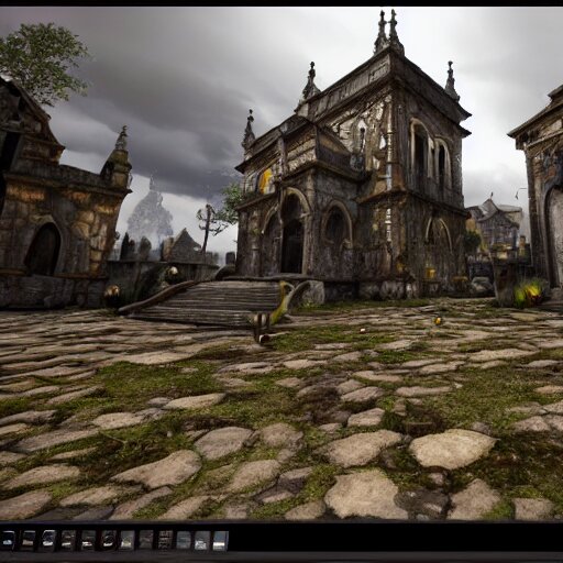 grimdark gothic ouro preto, unreal engine, 8 k, ultra realistic, ultra detail 