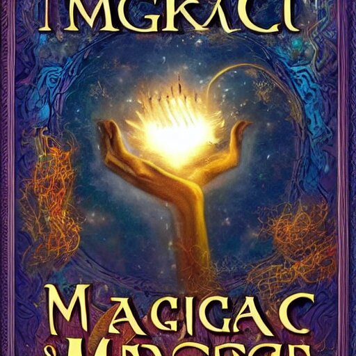 cover of book about magic written by a sorcerer, highly detailed, 4 k 