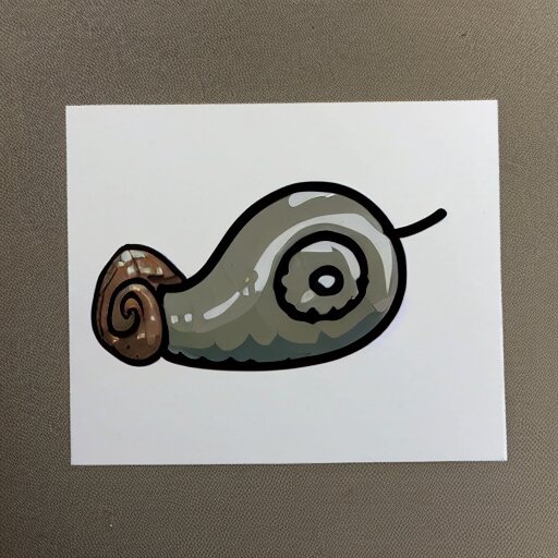 cute snail sticker 