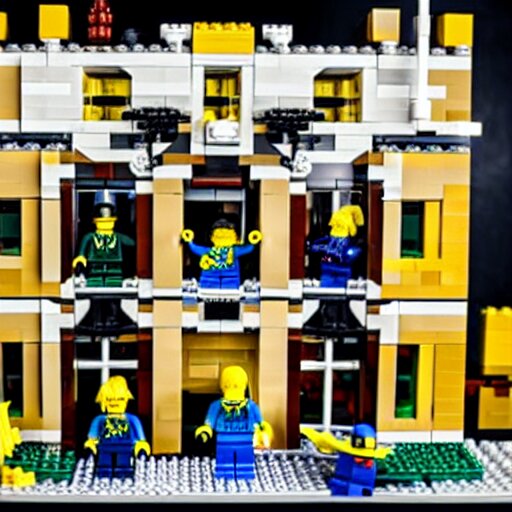 mar - a - lago fbi raid lego set 