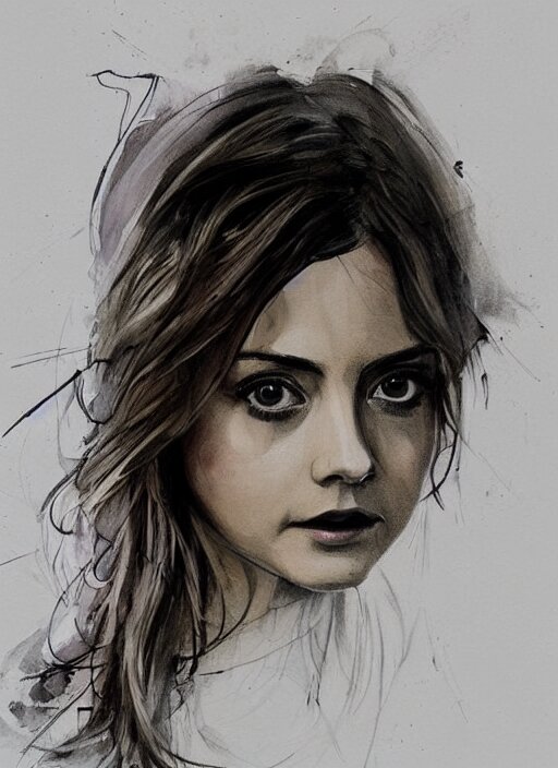 jenna coleman by agnes cecile 