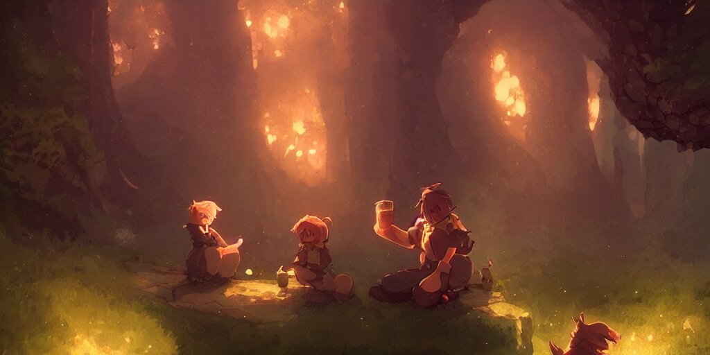 a dwarf and his small pet dragon drinking a beer together | gapmoe kuudere moody lighting stunning bokeh highlights sharp contrast | trending pixiv fanbox | by greg rutkowski makoto shinkai takashi takeuchi studio ghibli 