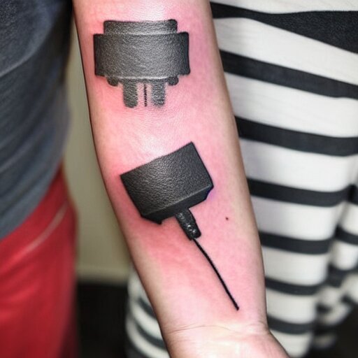 sp - 4 0 4 audio mixer tattoo along forearm 