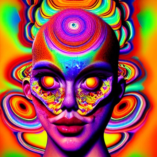 an extremely psychedelic portrait of a cake, surreal, lsd, face, detailed, intricate, elegant, lithe, highly detailed, digital painting, artstation, concept art, smooth, sharp focus, illustration 