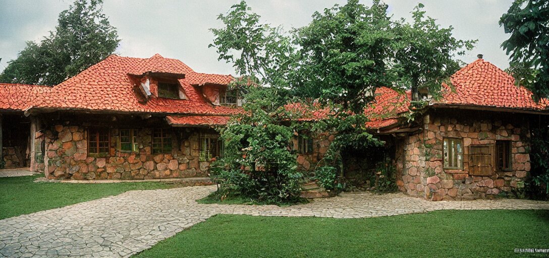 house in carpathian vernacular style. outdoor landscaping designed by roberto burle marx. fujinon premista 1 9 - 4 5 mm t 2. 9. portra 8 0 0. 